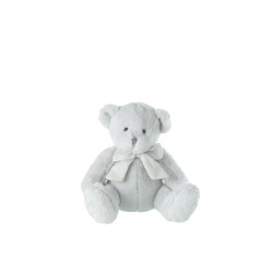 Ours en peluche gris 20x19x23 cm