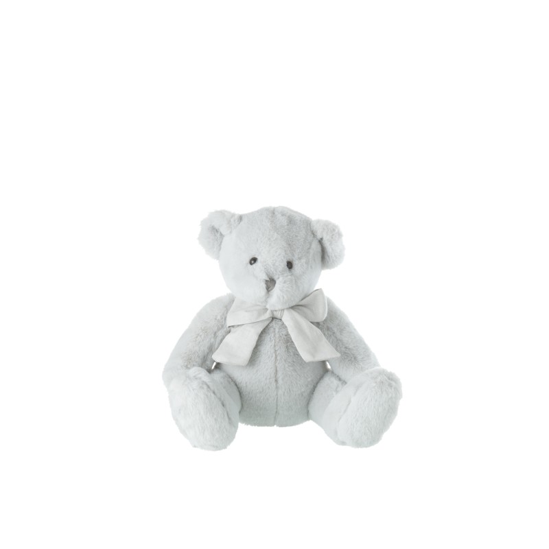 Ours en peluche gris 20x19x23 cm