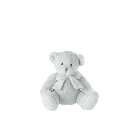 Oso de peluche gris de 20x19x23 cm