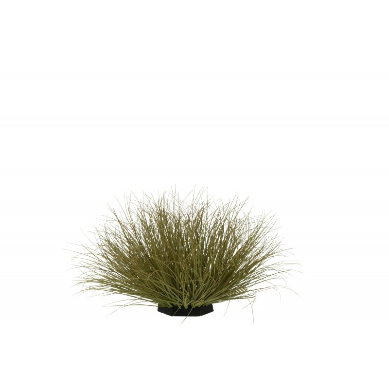Herbes artificielles en plastique vert 54x54x38 cm