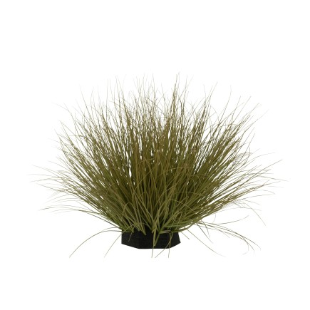 Herbes artificielles en plastique vert 90x90x64 cm