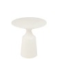Table gigogne ronde en aluminium blanc 45x45x46 cm Table gigogne ronde en aluminium blanc 45x45x46 cm