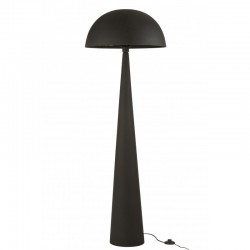 Lampe champignon en métal noir 51x51x148 cm