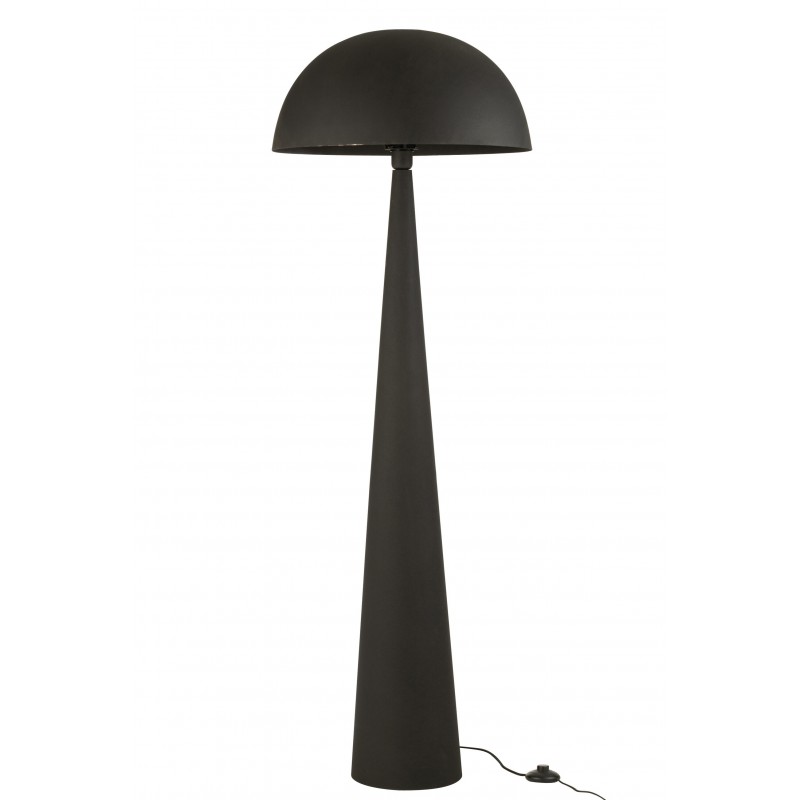 Lampe champignon en métal noir 51x51x148 cm