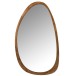 Miroir irrégulier en bois de manguier marron 120*71cm Miroir irrégulier en bois de manguier marron 120*71cm