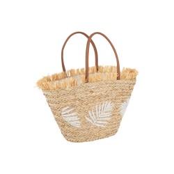 Sac panier en bois naturel 24x45x56 cm