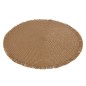Set de table rond en papier naturel 38x38x1 cm Set de table rond en papier naturel 38x38x1 cm