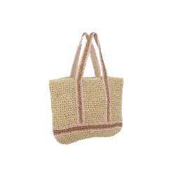 Sac panier en papier naturel 62x52x2 cm