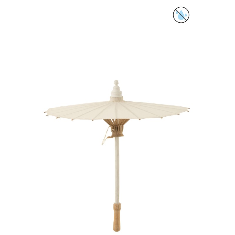 Parasol de tela blanco 48x48x57 cm