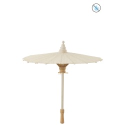 Parasol de tela blanco 47x47x57 cm