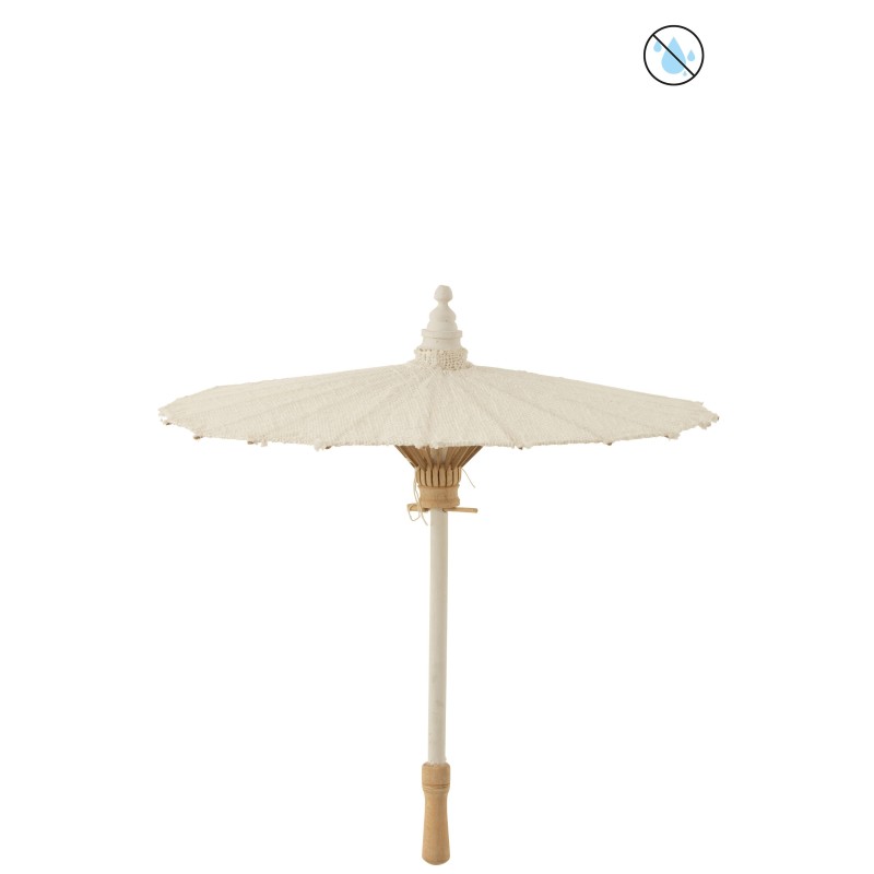 Parasol de tela blanco 47x47x57 cm