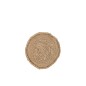Cuscino rotondo in rafia naturale 34x34x10 cm Cuscino rotondo in rafia naturale 34x34x10 cm