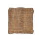 Coussin carré en textile naturel 70x70x10 cm Coussin carré en textile naturel 70x70x10 cm