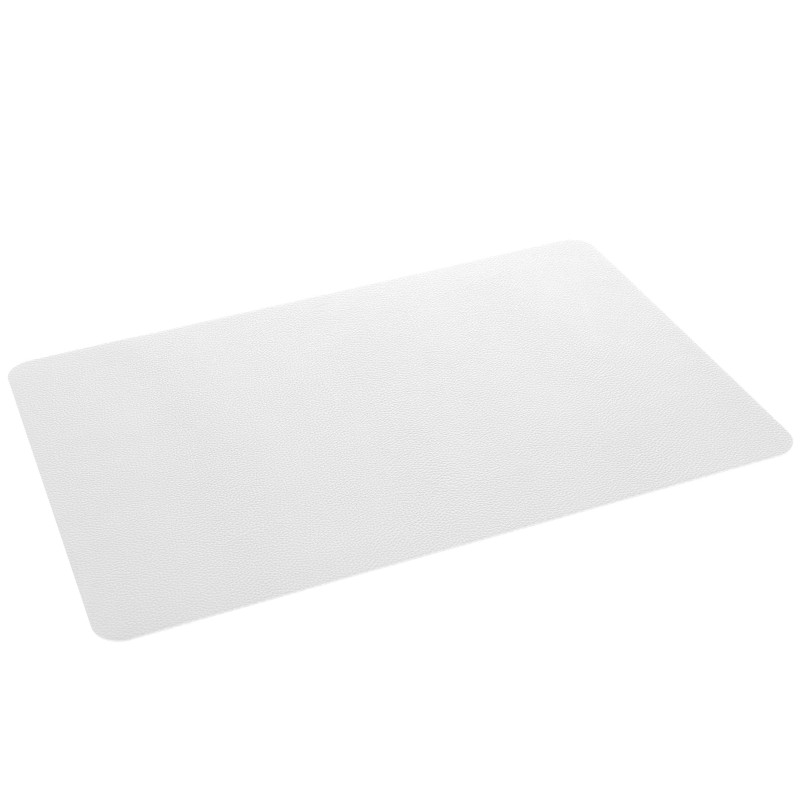 Set de table rectangle en plastique blanc 35x45x1 cm