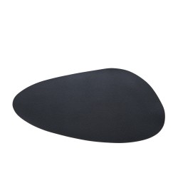 Set de table pierre en plastique noir 44x37x1 cm