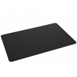 Set de table rectangle en plastique noir 35x45x1 cm