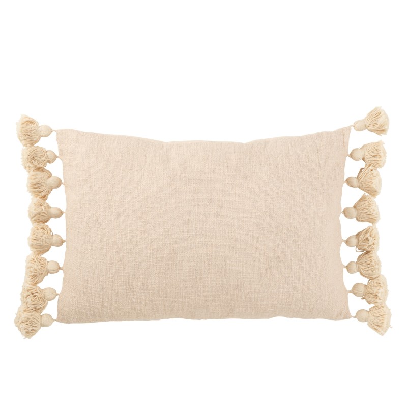 Cuscino rettangolare in poliestere salmone 58x37x15cm Cuscino rettangolare in poliestere salmone 58x37x15cm