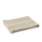 JETE DE LIT LIGNES LIN BEIGE