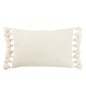 Cuscino rettangolare in cotone bianco 59x38x15 cm - Cuscino per esterni Cuscino rettangolare in cotone bianco 59x38x15 cm - Cuscino per esterni