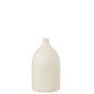 Vase col bouteille en céramique blanc 16x16x28 cm Vase col bouteille en céramique blanc 16x16x28 cm