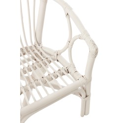 Chaise pour enfant en bois blanc 41x44x52 cm