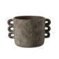 Cache-pot en céramique marron 22x30x19.5 cm Cache-pot en céramique marron 22x30x19.5 cm