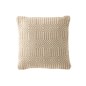 Cuscino in tessuto naturale a fantasia 42x44x10 cm Cuscino in tessuto naturale a fantasia 42x44x10 cm