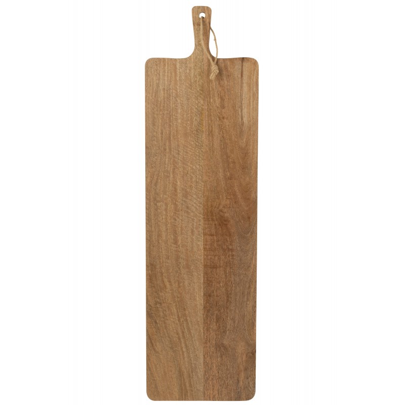 Planche à découper rectangle en bois multicouleur 100x28x4 cm