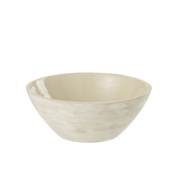 Saladier en bois multicouleur 30x30x12 cm