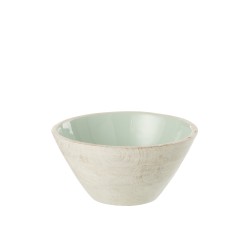 BOWL KOS WOOD BLUE MEDIUM