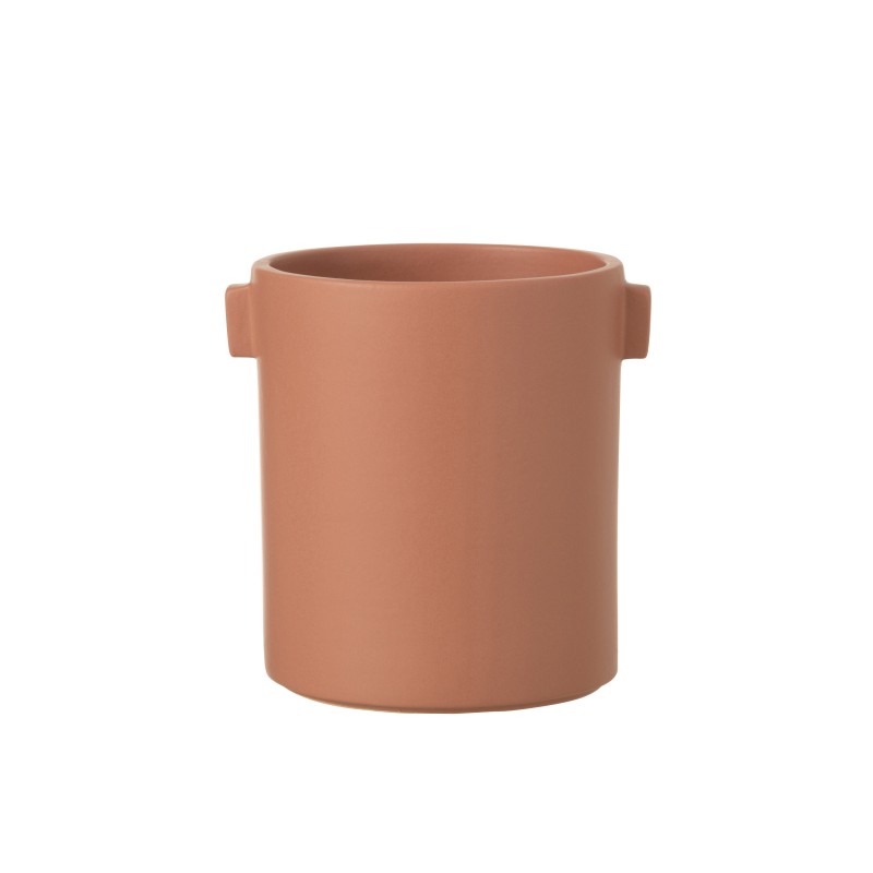 Vaso di fiori in ceramica rosa 16x14x17 cm Vaso di fiori in ceramica rosa 16x14x17 cm