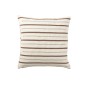 Cuscino di linea quadrata in cotone marrone 50x50x10 cm Cuscino di linea quadrata in cotone marrone 50x50x10 cm