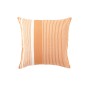 Cuscino quadrato con linee di cotone arancione 50x50x10 cm Cuscino quadrato con linee di cotone arancione 50x50x10 cm