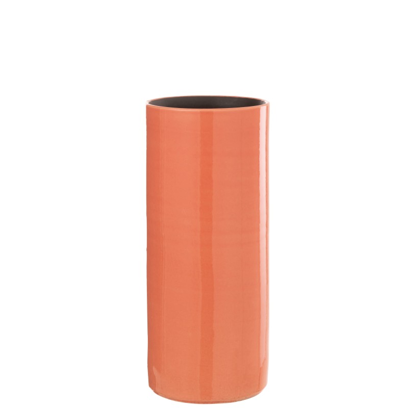Vase haut en céramique rose 15x15x37 cm Vase haut en céramique rose 15x15x37 cm