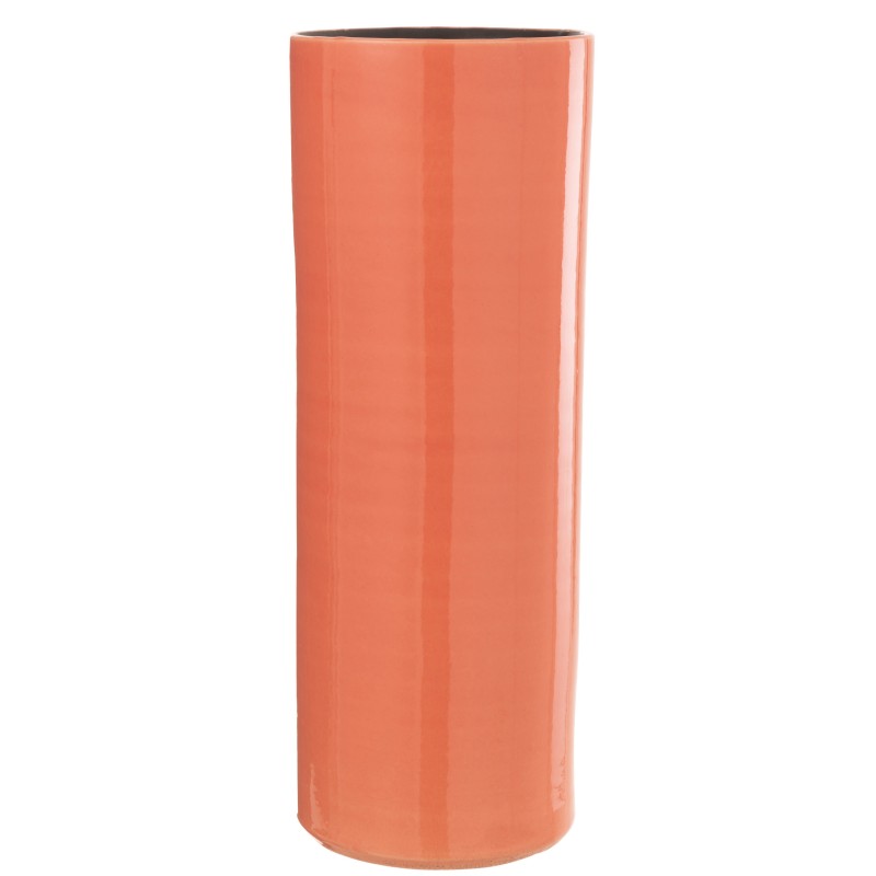 Vase haut en céramique rose 18x18x47 cm Vase haut en céramique rose 18x18x47 cm