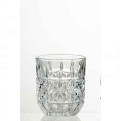 Verre à whisky en verre transparent 8x8x10 cm