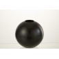 Vase boule en métal noir 20x20x19 cm Vase boule en métal noir 20x20x19 cm