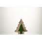 Sapin de Noël puzzle en Bois Vert 19,5x16,5x2,5cm Sapin de Noël puzzle en Bois Vert 19,5x16,5x2,5cm
