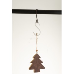 SUSPENSION SAPIN BOIS MARRON SMALL