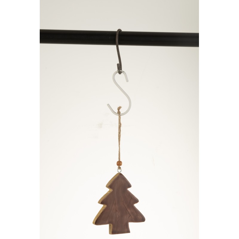 SUSPENSION SAPIN BOIS MARRON SMALL