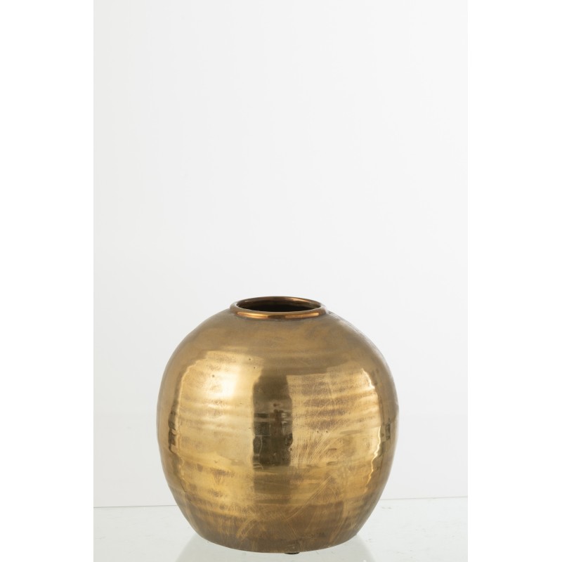 Vase en céramique doré 30x30x28 cm Vase en céramique doré 30x30x28 cm