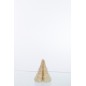 Suspension de Noël en Papier crème 15x15x13 cm