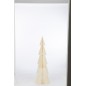 FLOOR CHRISTMAS TREE FOLDING PAPER CREAM WHITE SMALL