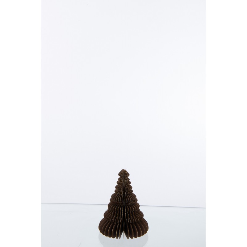 Suspension de Noël en Papier marron 15x15x13 cm
