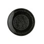 Plateau rond avec bords en métal noir D60cm Plateau rond avec bords en métal noir D60cm