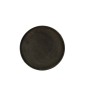 Plateau rond avec bords en métal noir D50cm Plateau rond avec bords en métal noir D50cm