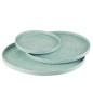PLATEAU ROND CLASSIQUE FER BLEU L