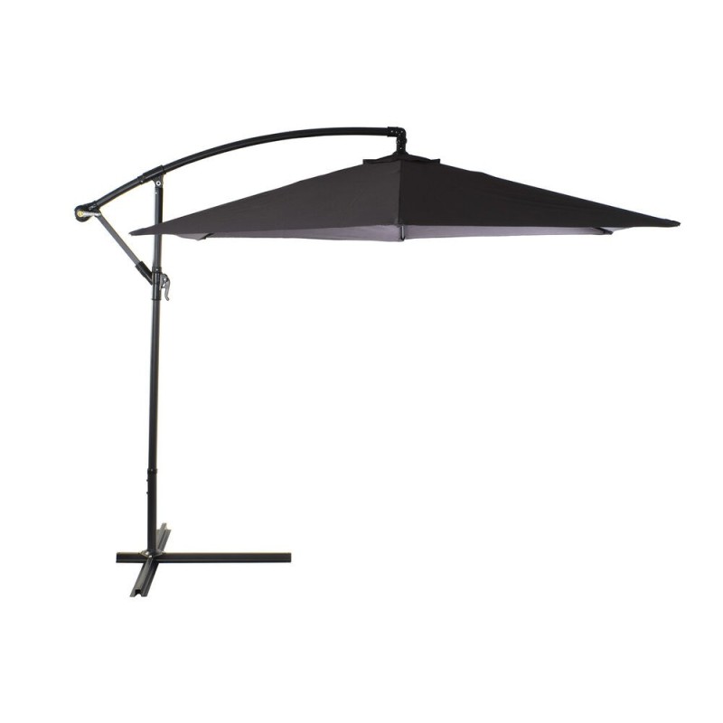 Parasol Gris Polyester Acier (300 x 300 x 250 cm)