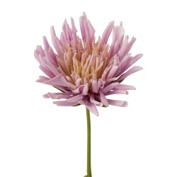 Chrysanthème en plastique mauve 7x6x41 cm