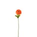 Fleur de renoncule en plastique orange 10x10x53 cm